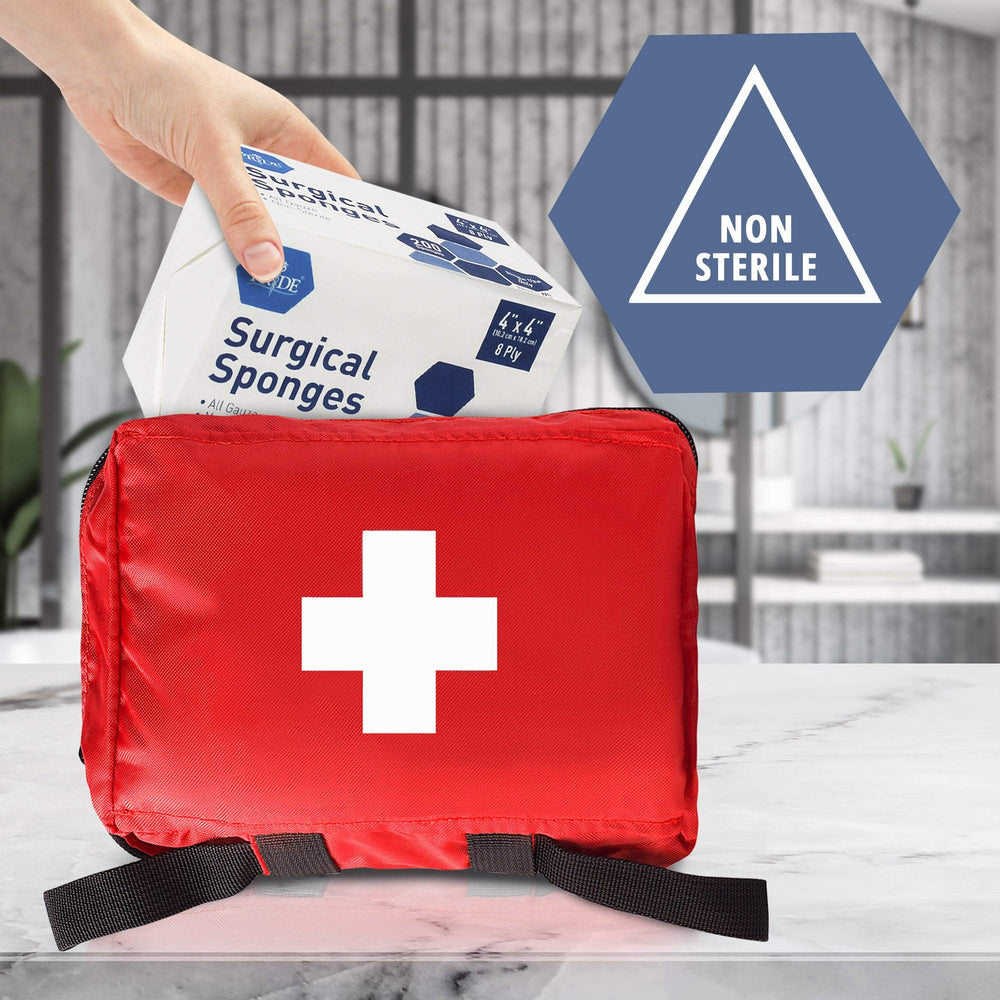MED PRIDE 200-pack in first aid kit supports readiness for everyday injuries.