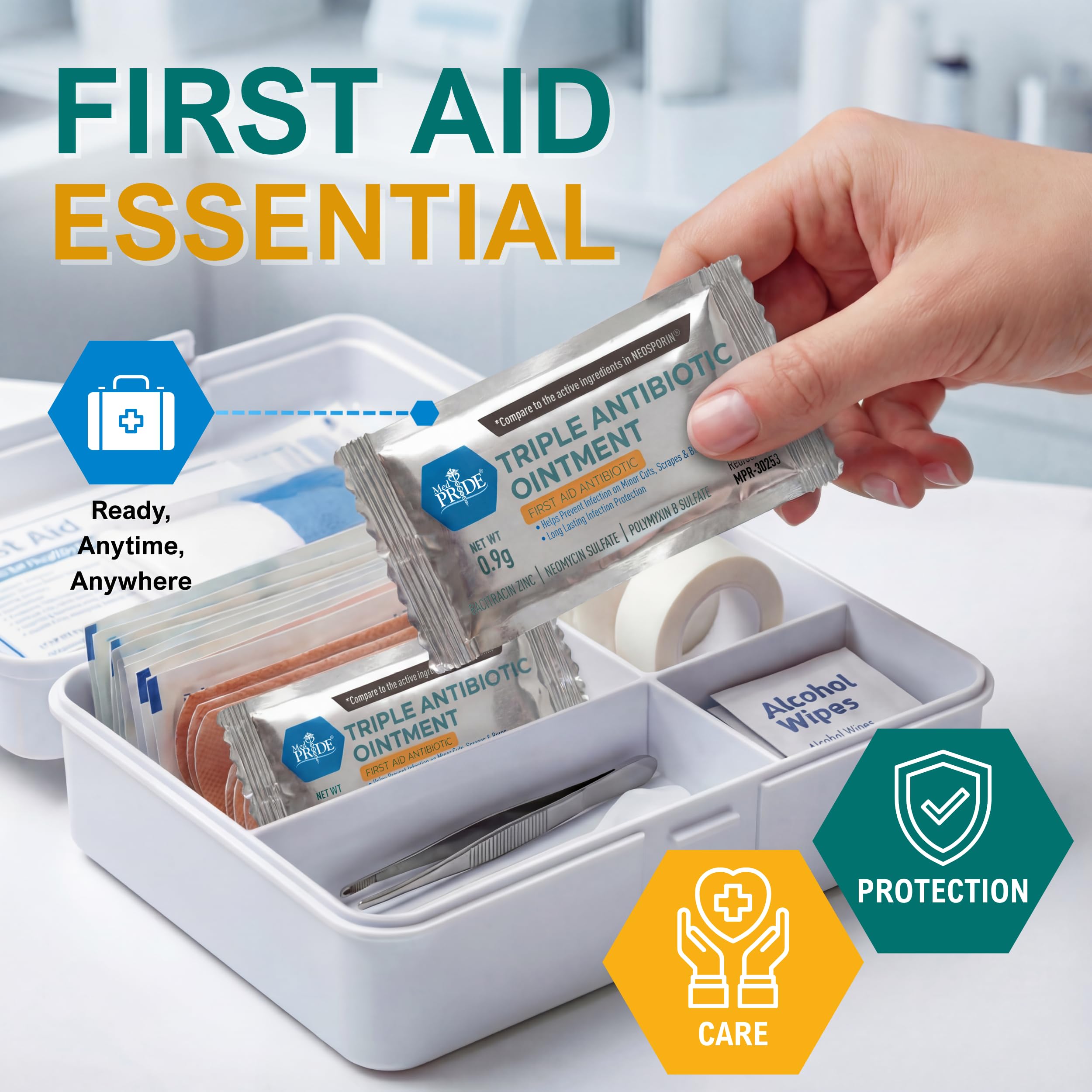 MED PRIDE ointment packaging and box for easy storage and portability
