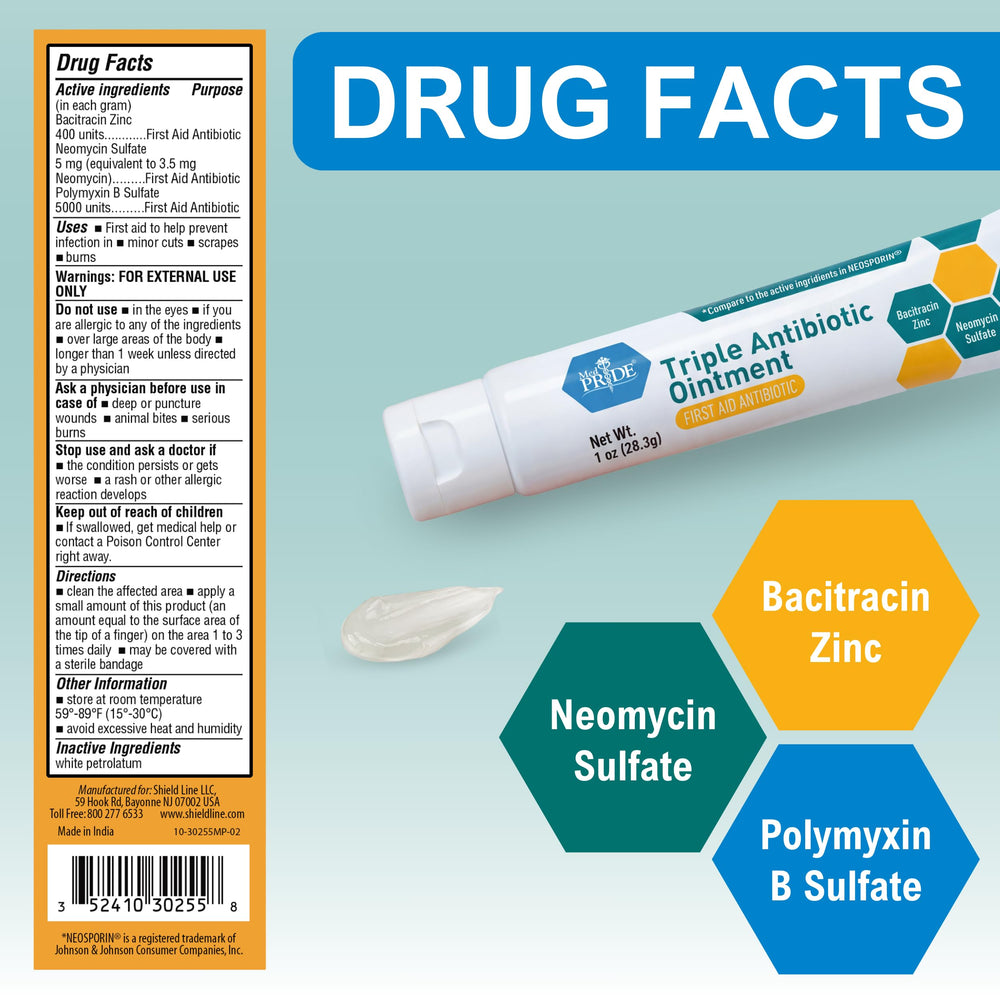 Application scene of MED PRIDE ointment for minor scrapes.