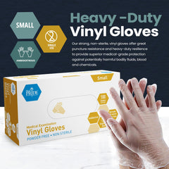 MED PRIDE latex-free powder-free gloves for sensitive skin and clean surfaces