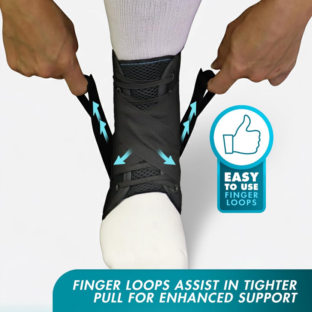 Med Spec ASO daily comfort wear demonstrating durable ankle support