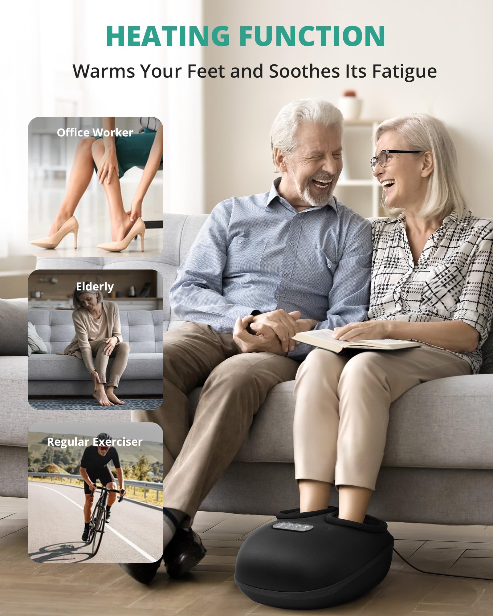 Medcursor foot massager 360° air pressure for immersive fit.