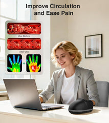 Medcursor hand massager acupressure beads target key points for soothing sensations.