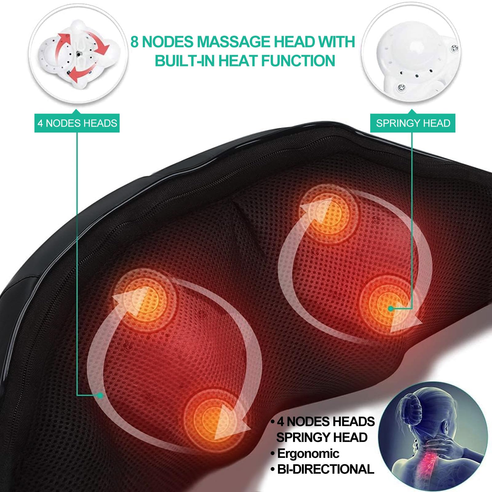 Medcursor neck and shoulder massage supports daily fatigue relief.