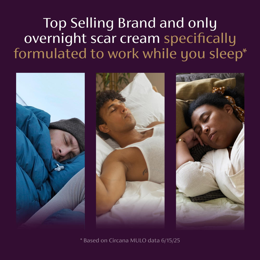 Trusted brand; Mederma packaging emphasizes recommendations from doctors and pharmacists