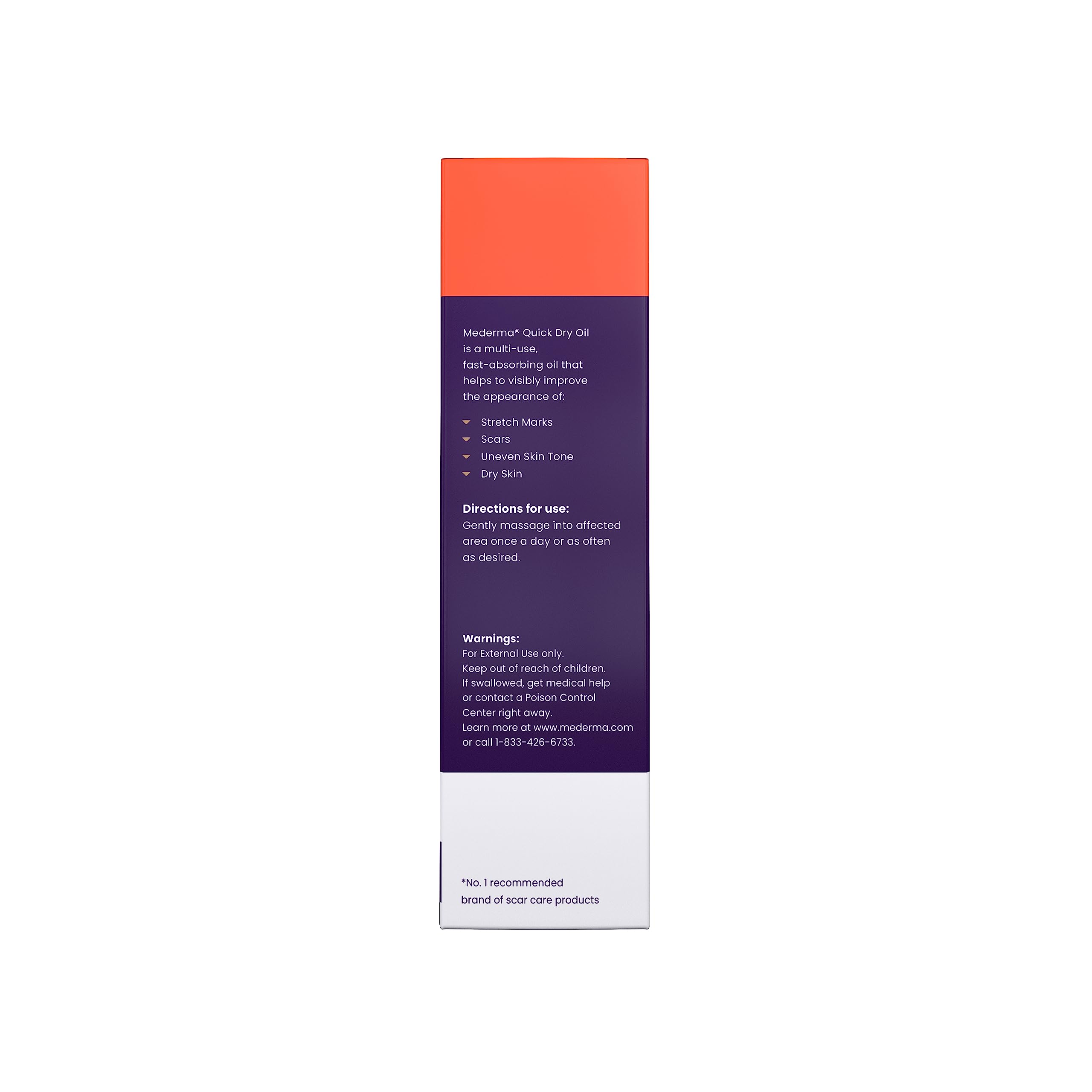 Mederma Chamomile and Ginger extracts soothe blotchiness during use