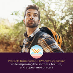 Mederma Scar Cream Plus SPF 30 SPF 30 label emphasizes sun protection.