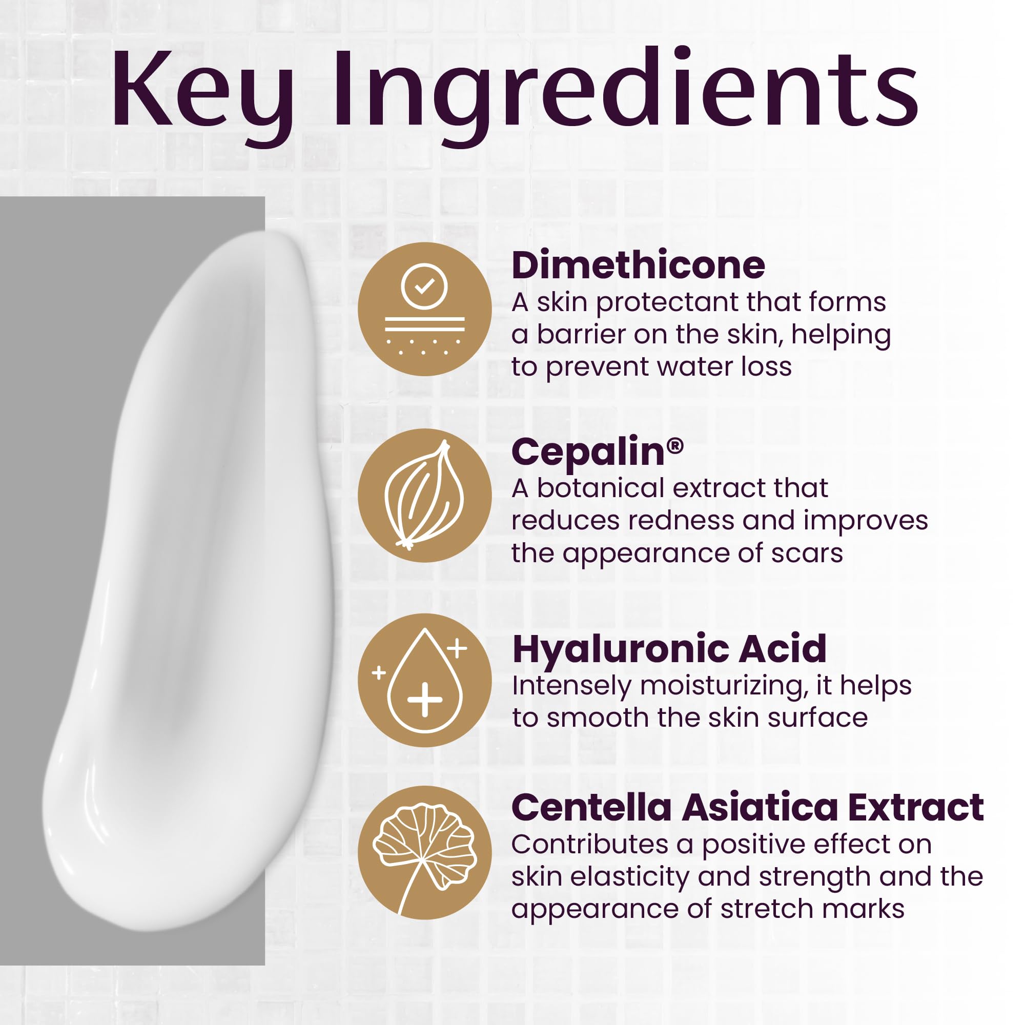 Mederma Stretch Marks Therapy centella asiatica extract promoting skin comfort