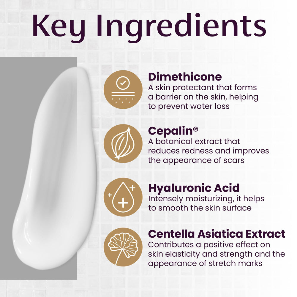 Mederma Stretch Marks Therapy centella asiatica extract promoting skin comfort