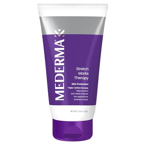 Mederma Stretch Marks Therapy cream swirl showing creamy texture for easy application