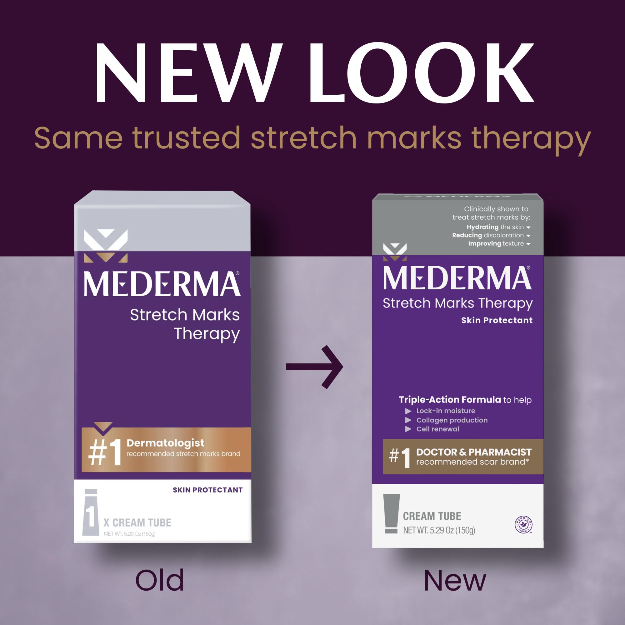 Mederma Stretch Marks Therapy hand application demonstrating massage technique