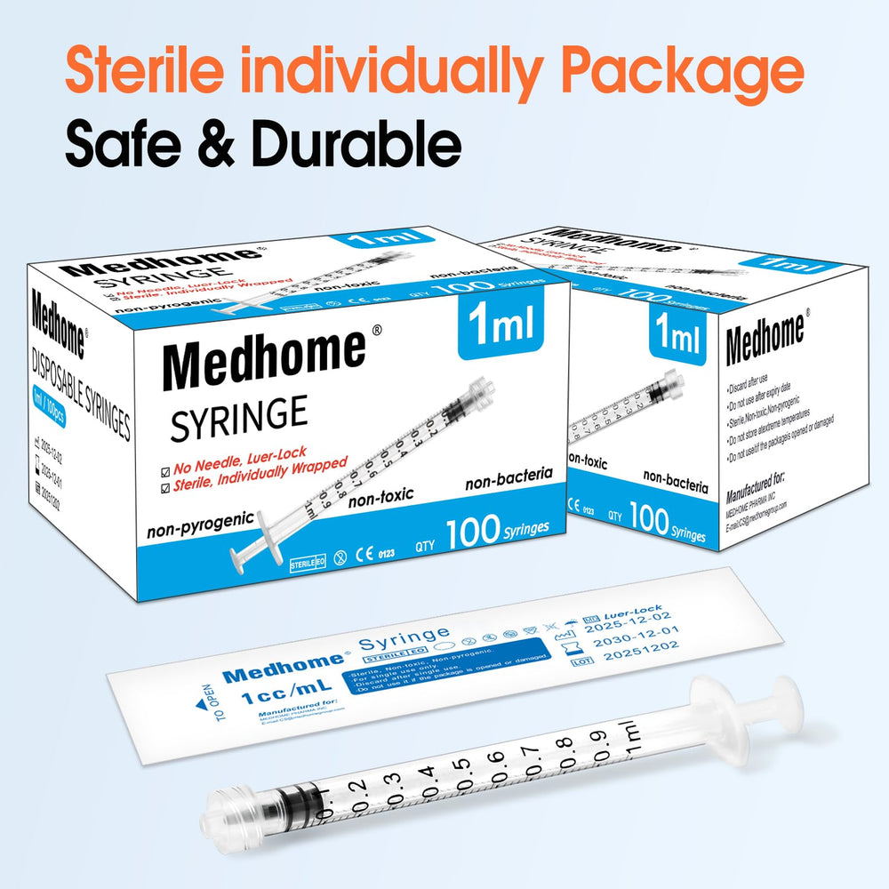 Medhome versatile syringe suited for lab, perfumery, and hobby projects.