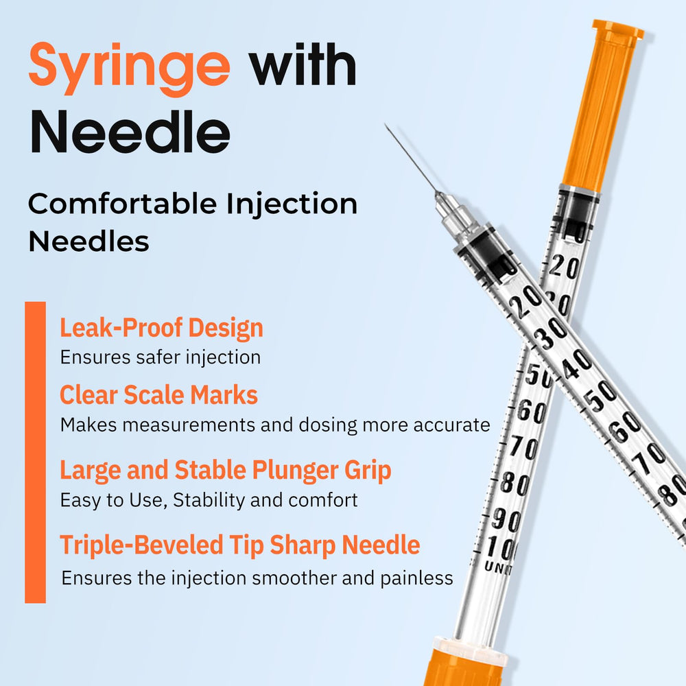 Medhome syringe with leak-proof inner wall helps prevent spills.