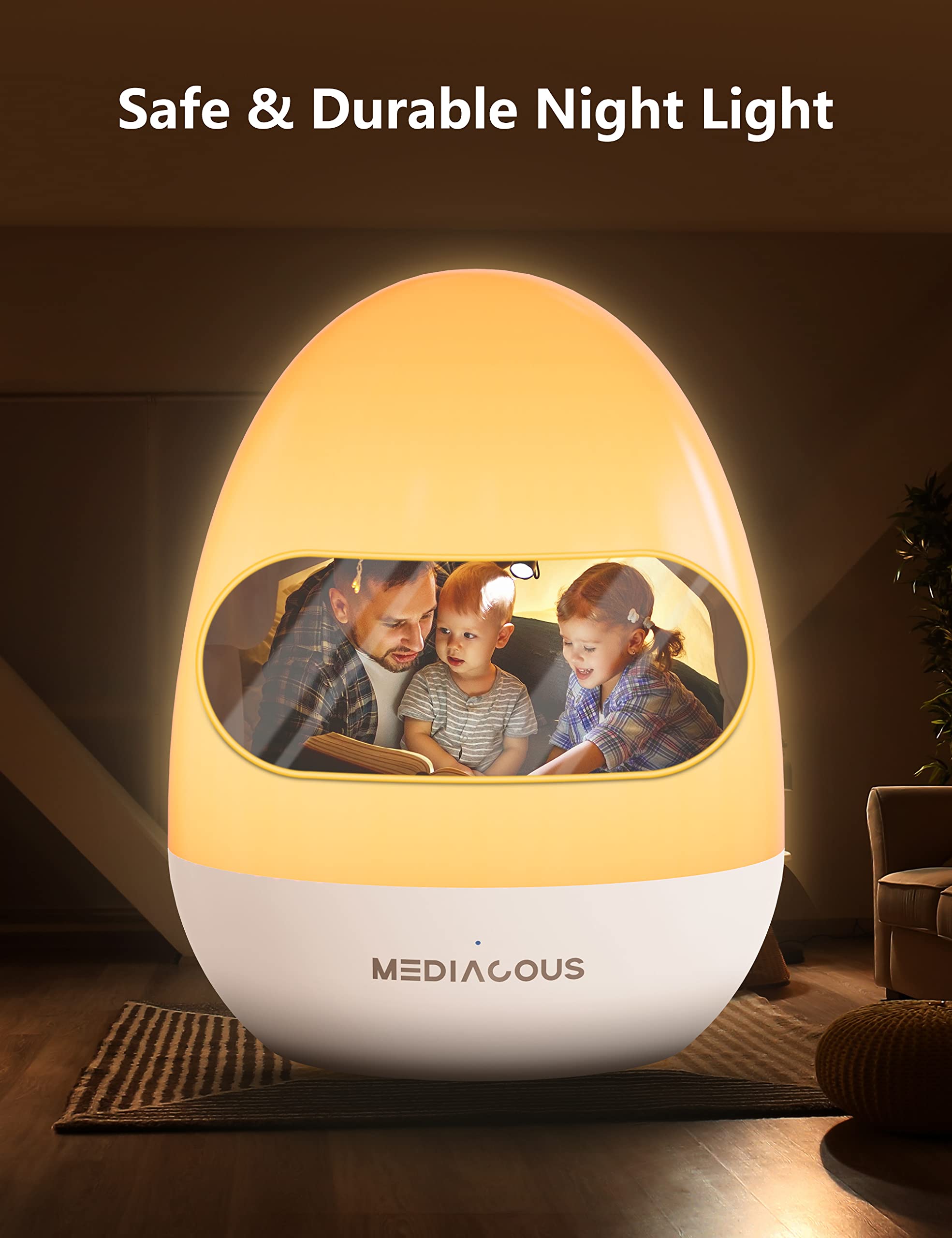 MediAcous IP65 design withstands outdoor use on camping trips.