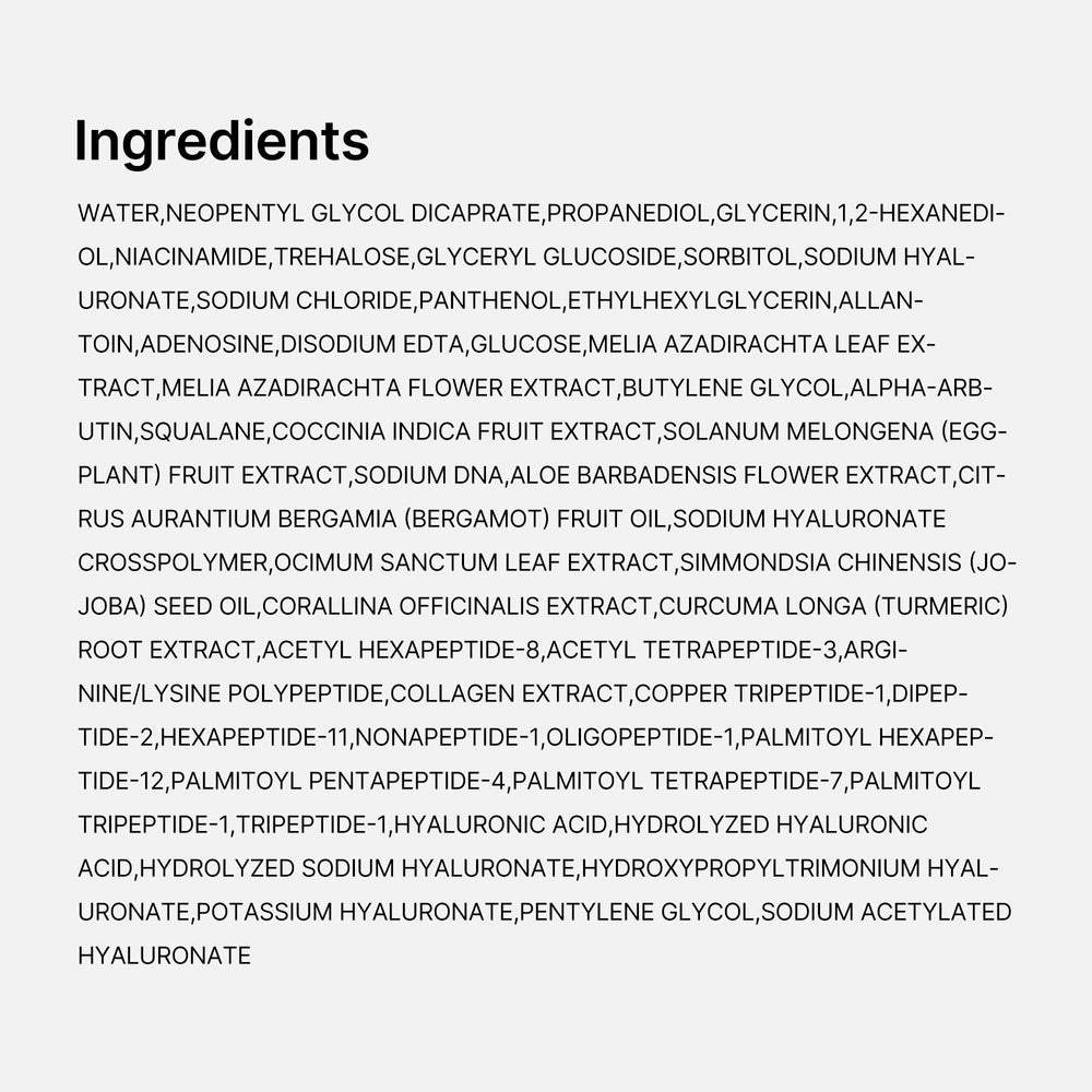 medicube Hyaluronic Multi Peptide PDRN Serum suitable for all skin types.