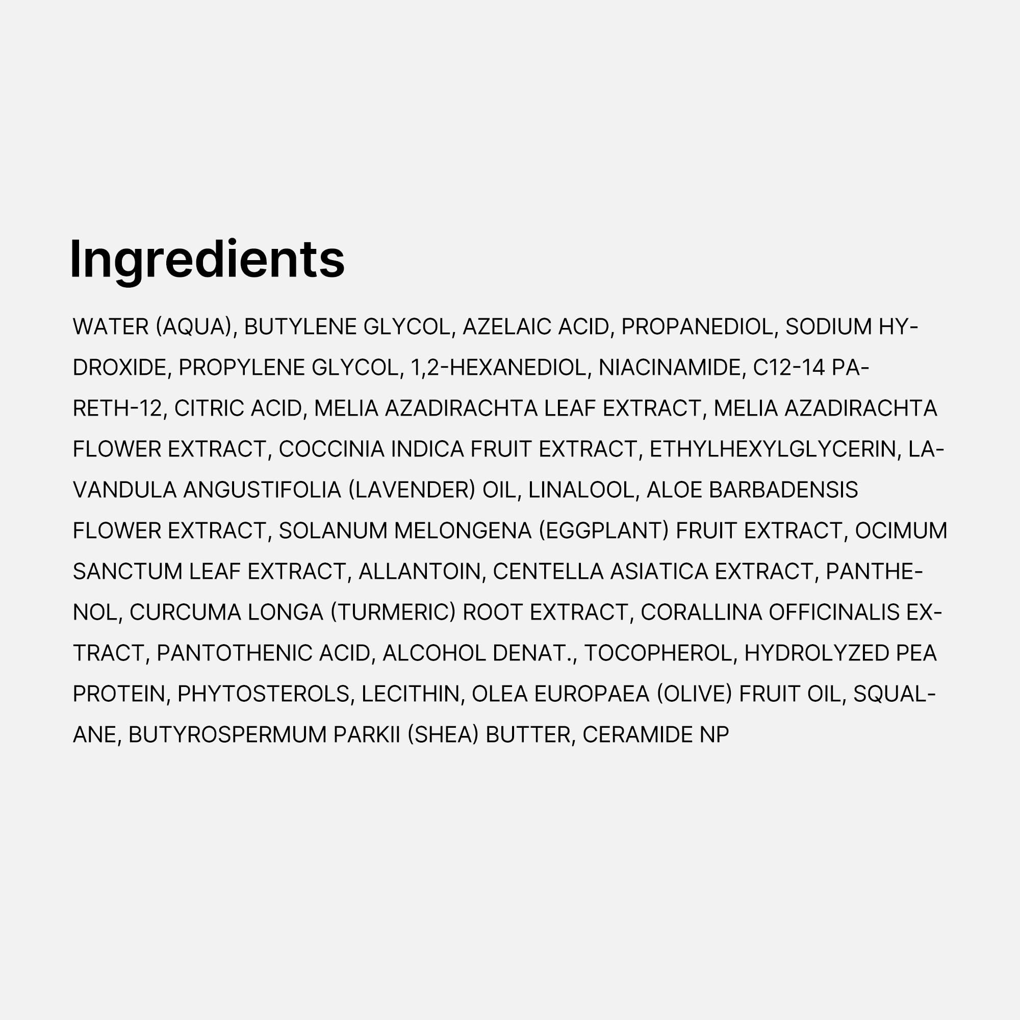 Medicube Azelaic Acid 10 soothing serum packaging close-up with minimalist branding.