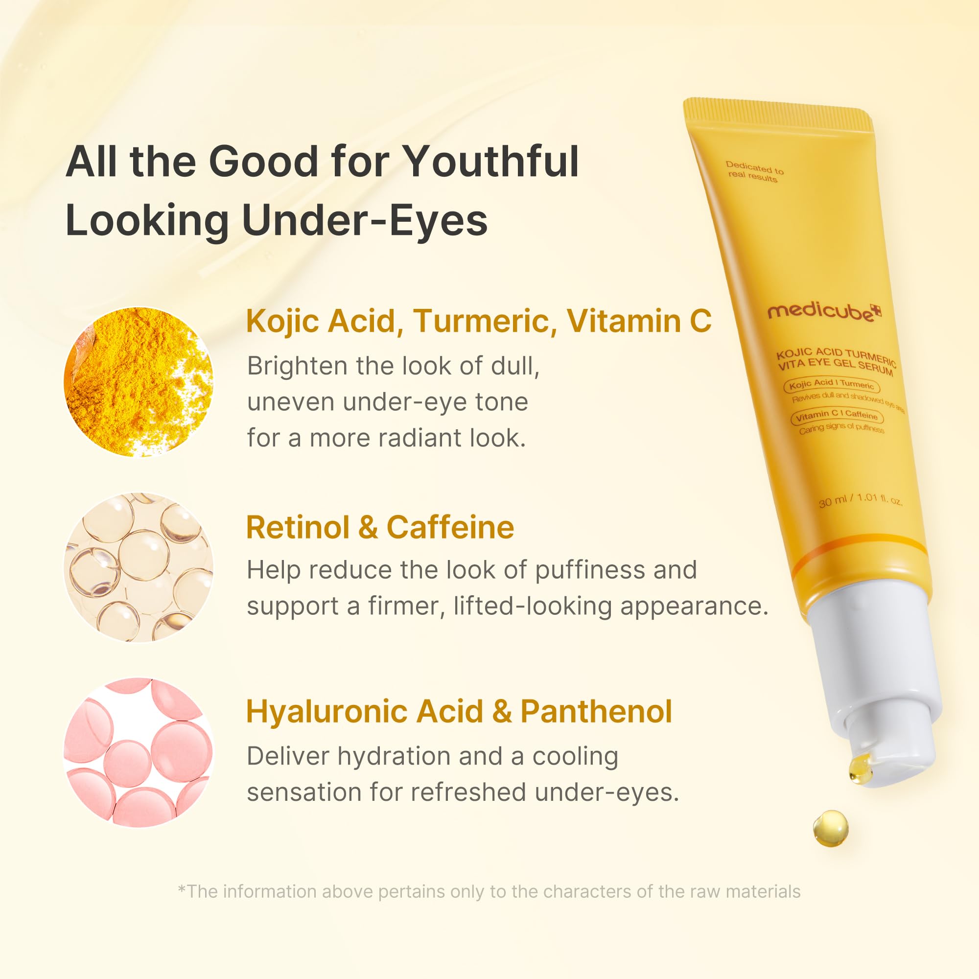 Medicube eye serum cooling sensation helps soothe and depuff.