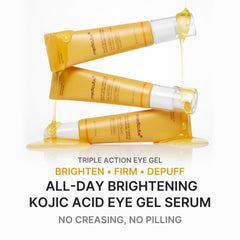 Close-up of medicube eye serum gel texture for quick absorption.