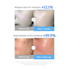 medicube Hyaluronic Multi Peptide PDRN Serum close-up showing hydrated skin feel.