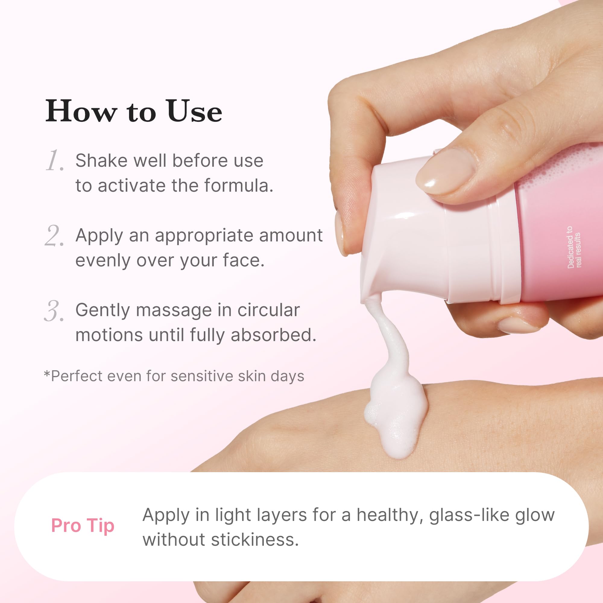 Medicube PDRN Pink Bubble Serum natural pink hue from ingredients