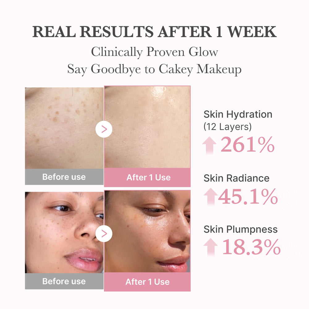 Medicube PDRN Pink Bubble Serum texture spreading smoothly on skin
