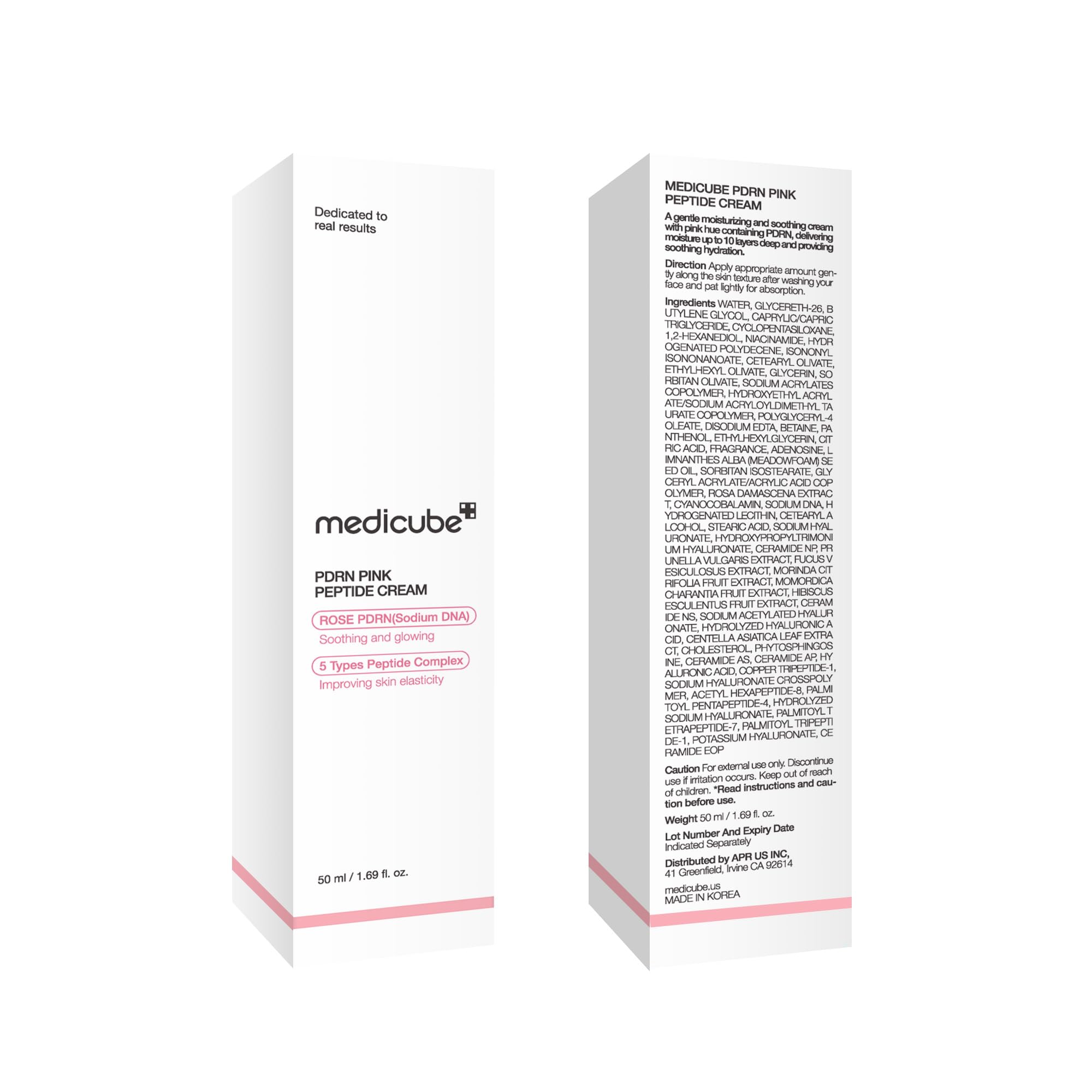 Medicube PDRN pink cream glow results image promising radiant, healthier-looking skin.
