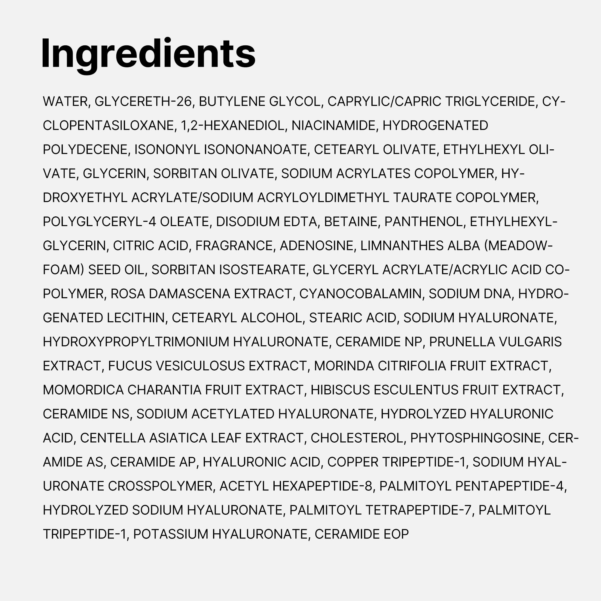 Medicube PDRN rose DNA ingredient icon clarifies enhanced skin recovery and barrier care.