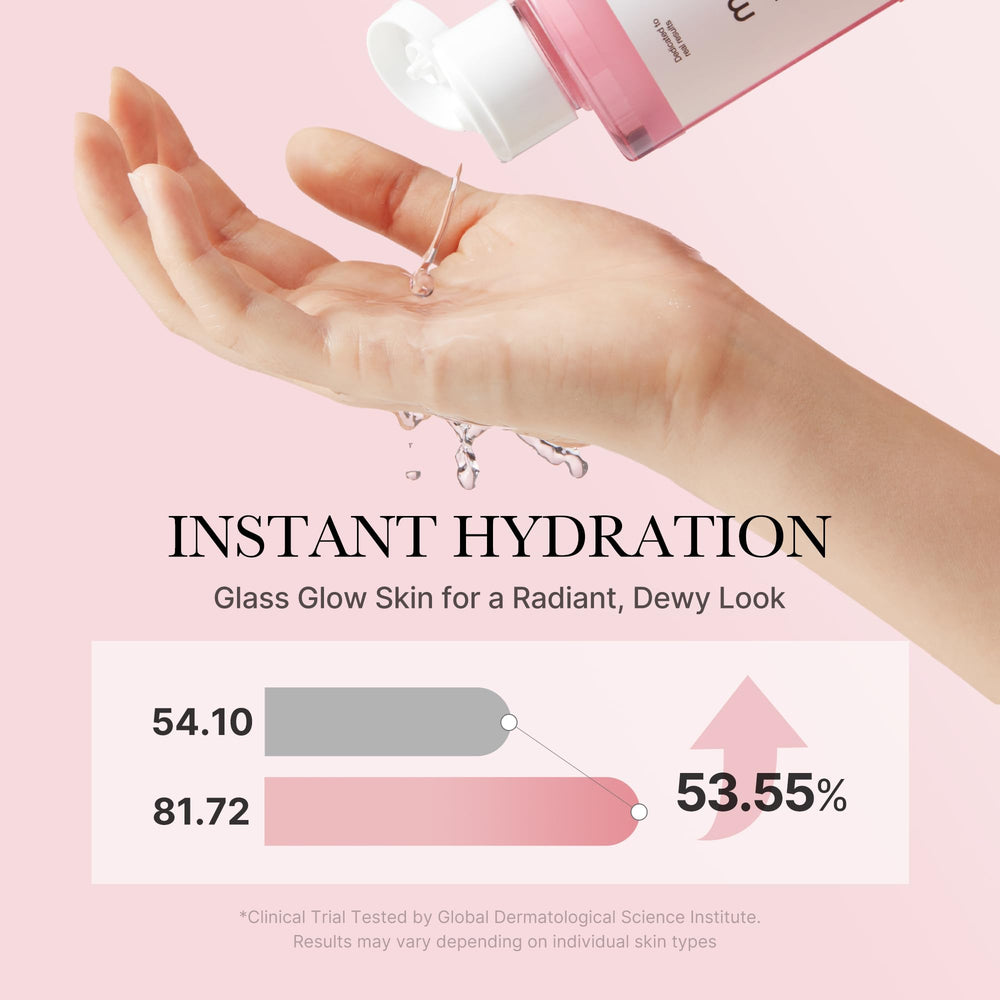 Medicube PDRN Toner packaging front reflects a clean pink design.