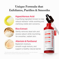 Medicube Peel Shot on skin showing calm, refreshed texture after use.