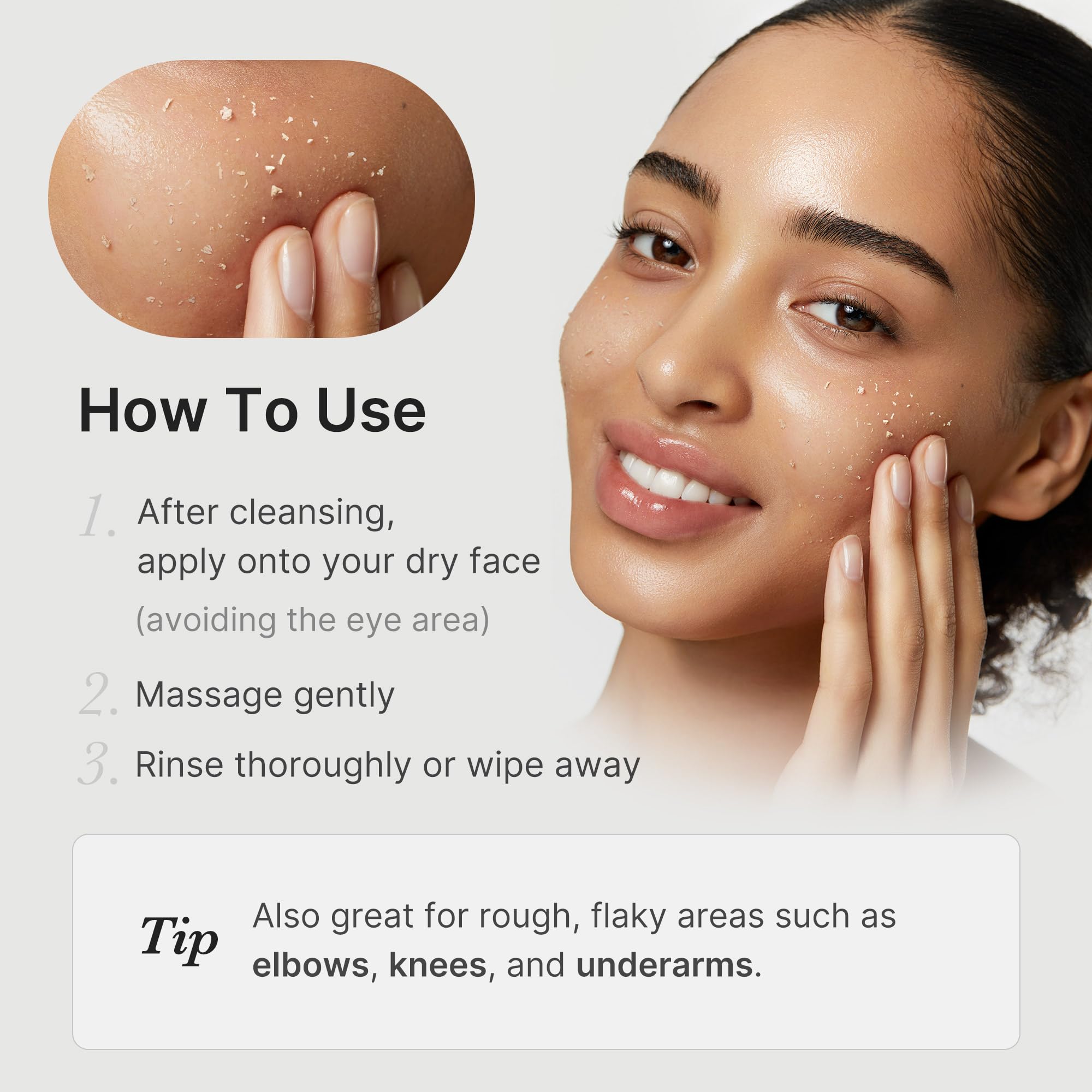 Medicube Peel Shot close-up reveals refined pore texture.
