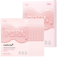 Medicube Salmon DNA PDRN pink Vita coating mask pack for hydrated balanced skin