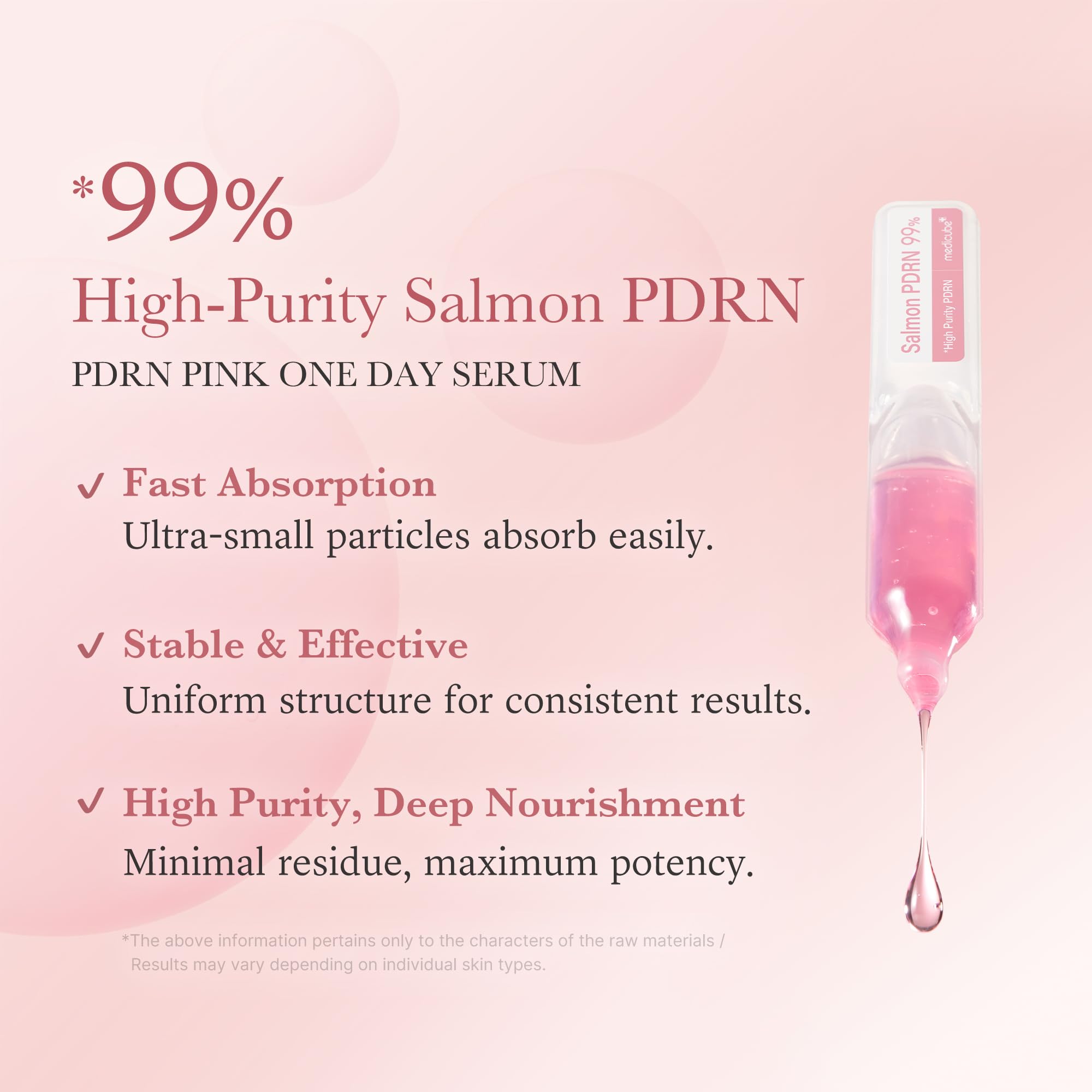 Medicube serum applied after toner brightens and evens skin tone.