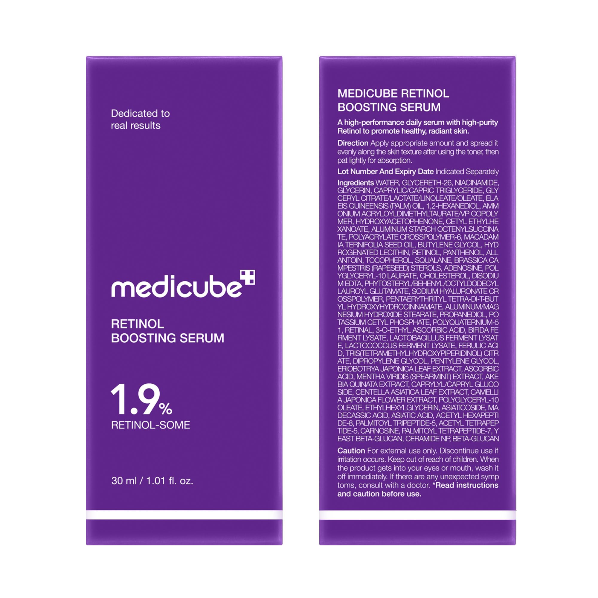 Medicube smooth finish after nightly application