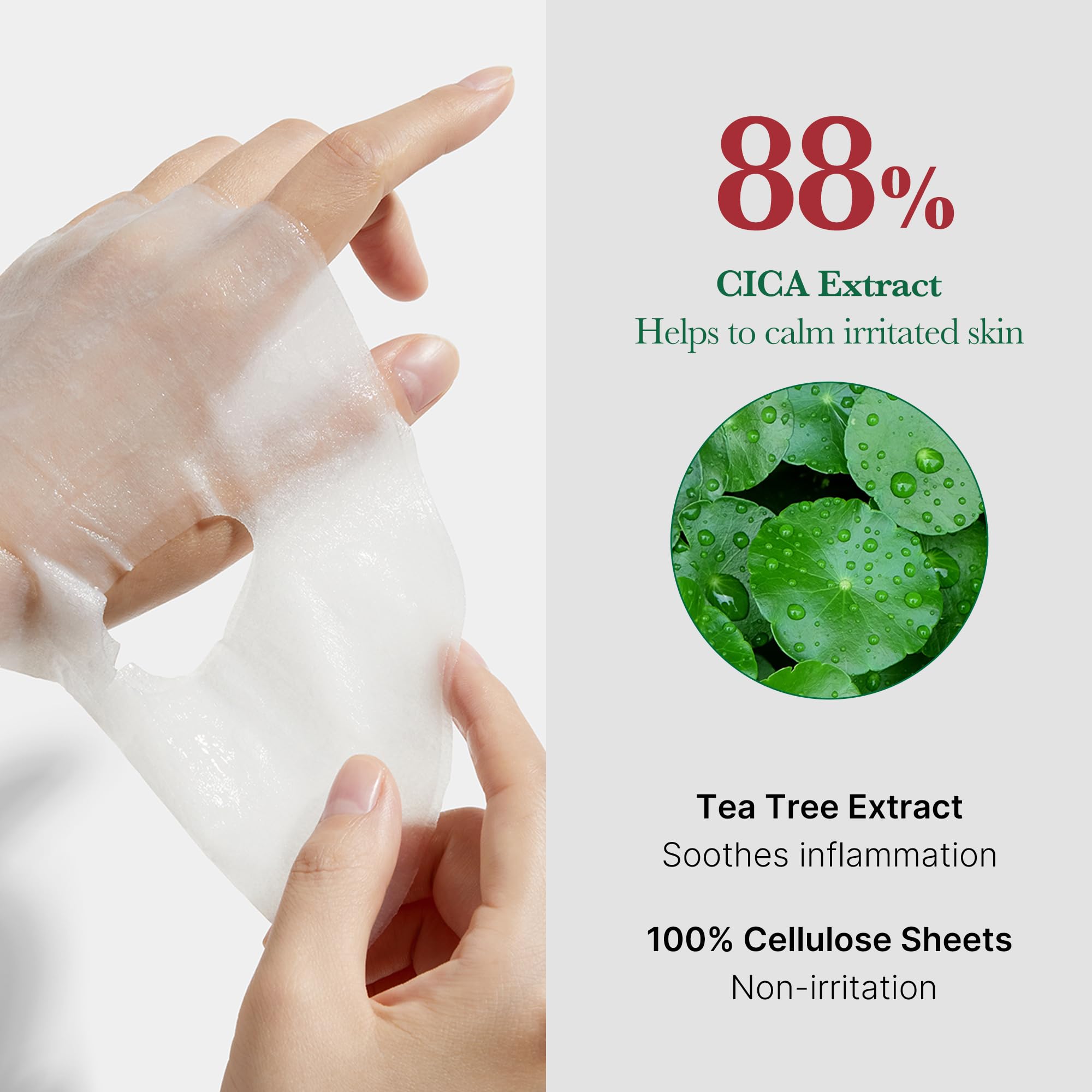 Medicube Super Cica daily quick mask 88% cica essence close-up