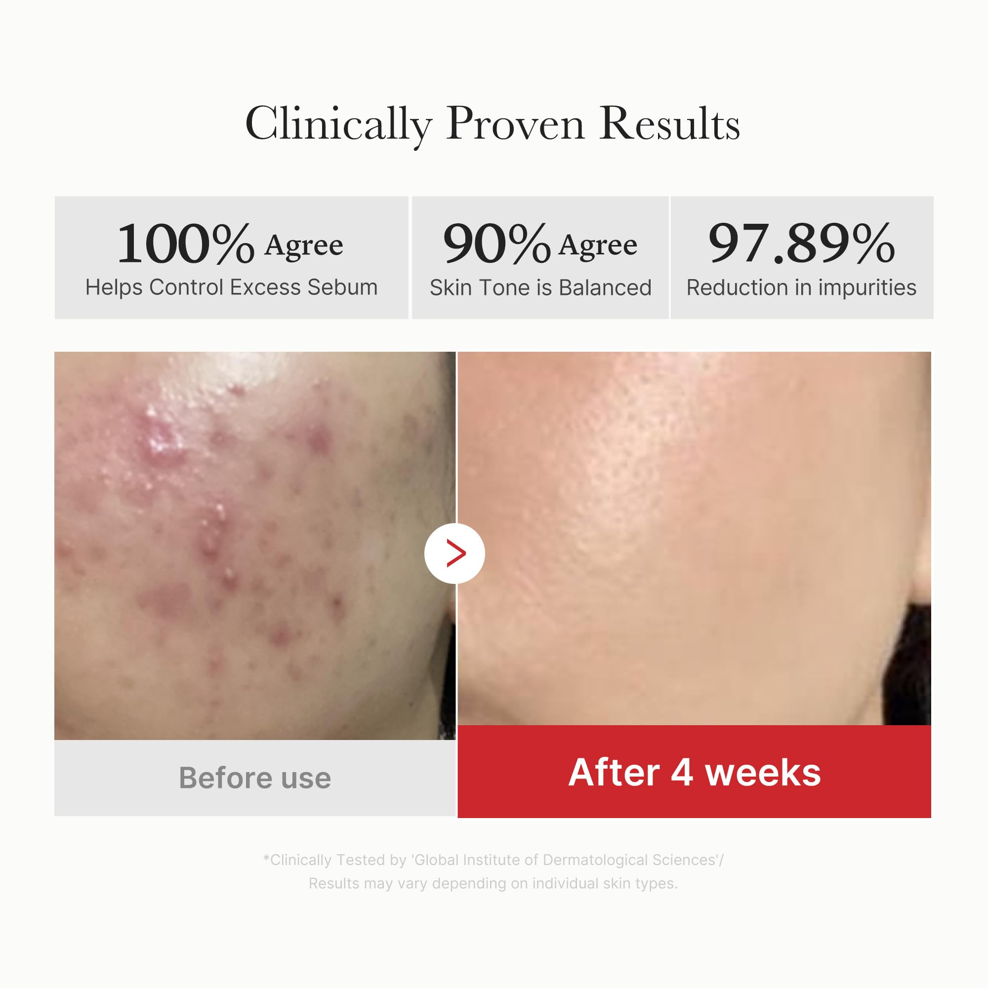 Medicube Toner Pads ingredients panel featuring panthenol and niacinamide.