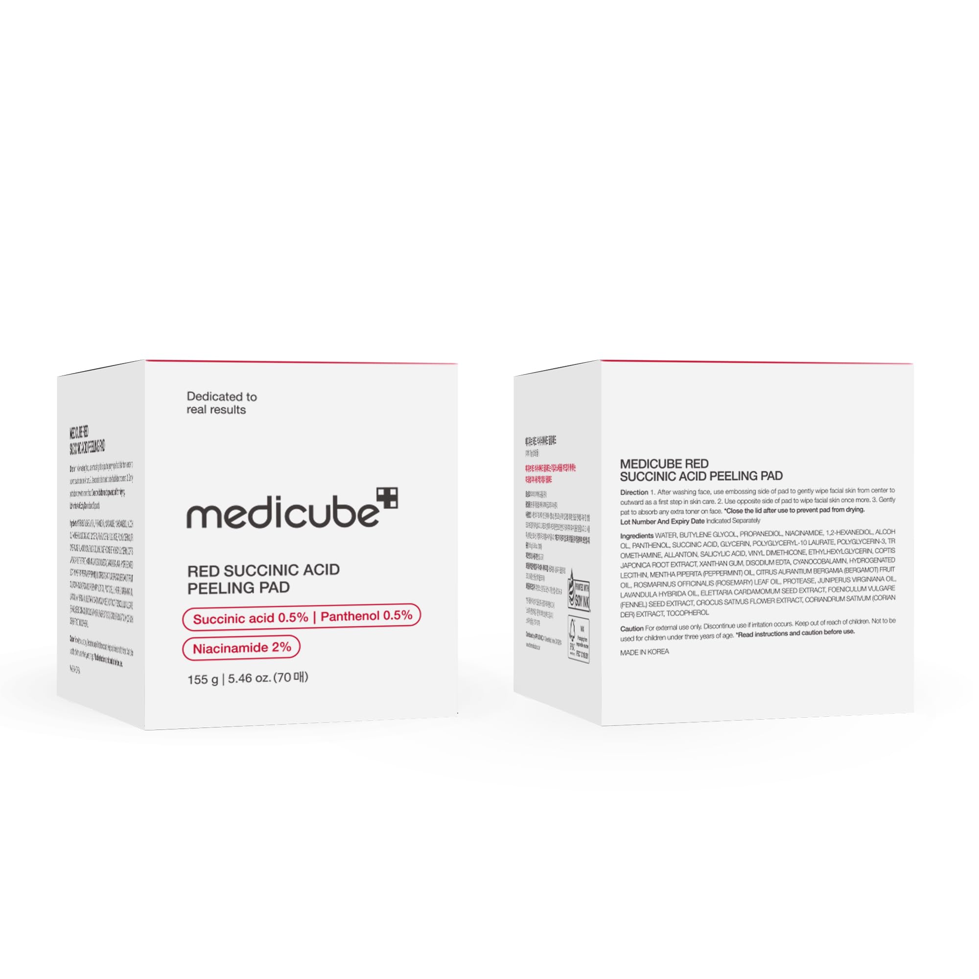 Medicube Toner Pads designed for sensitive skin and redness reduction.
