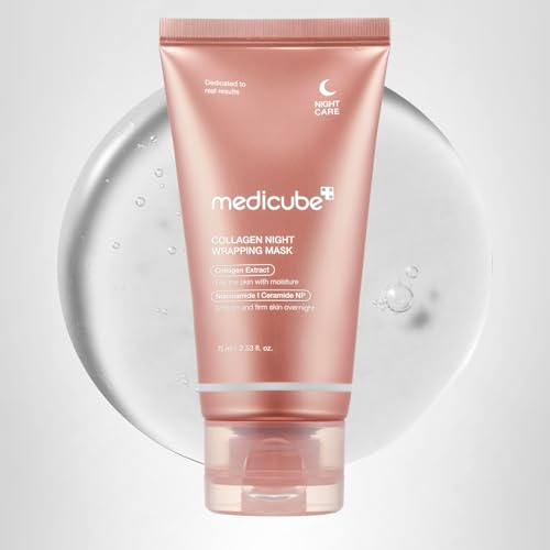 Medicube Wrapping Mask overnight care for radiant morning glow.