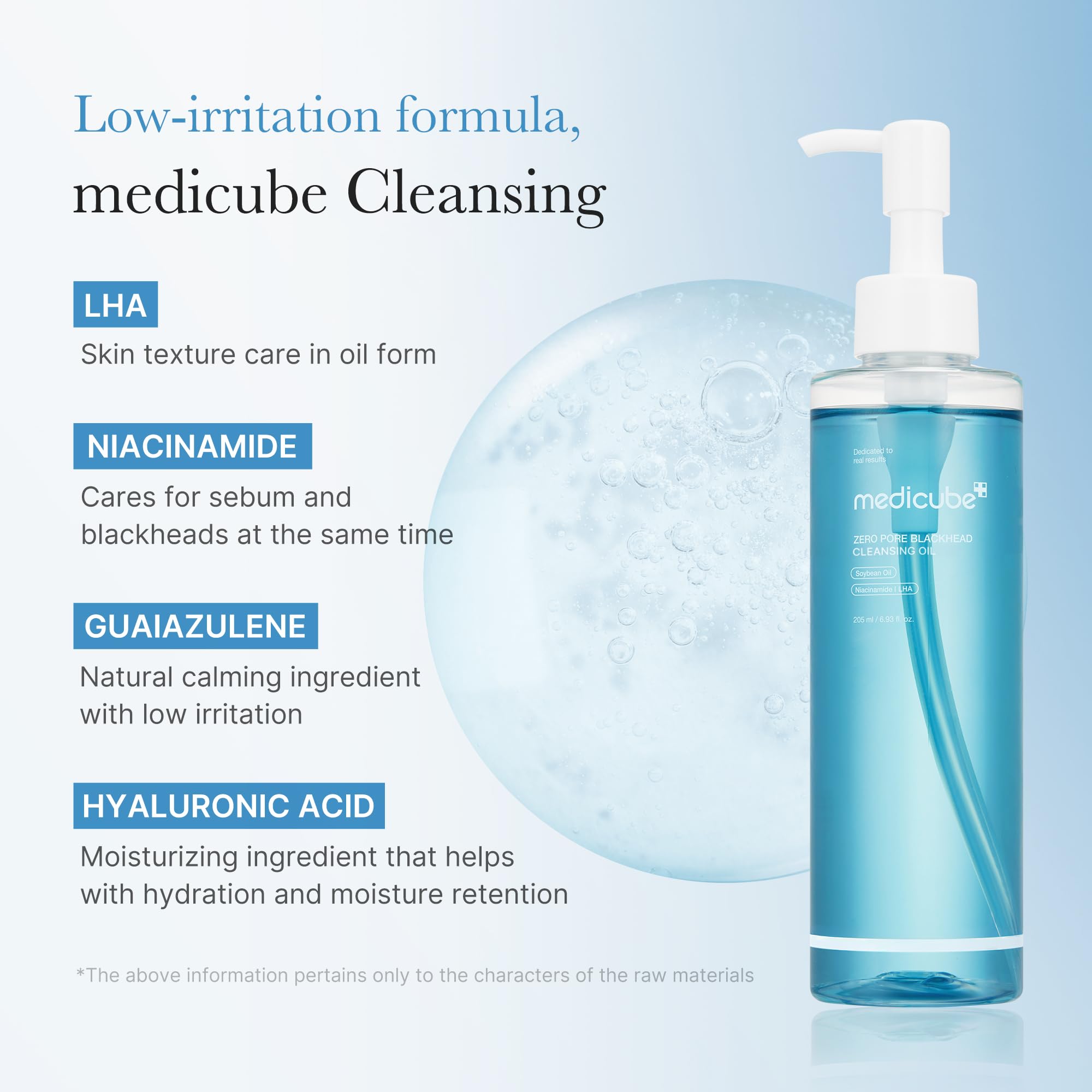 Medicube Zero Pore Cleansing Oil near the eye area for gentle cleansing