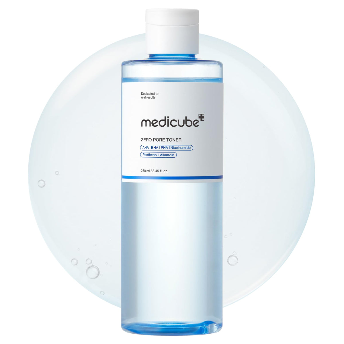 Medicube Zero Pore Toner bottle front view for hydration and pore care.