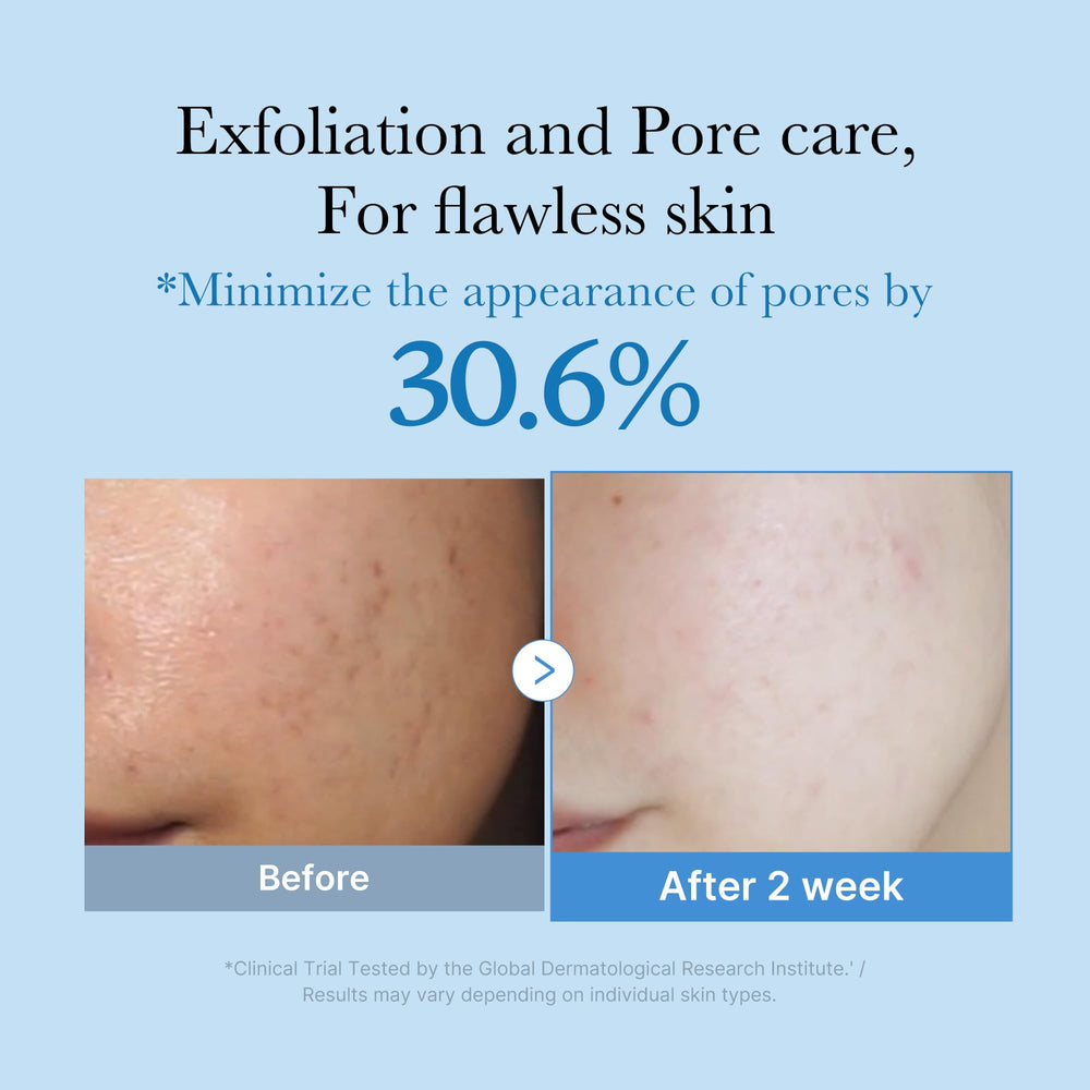 Medicube Zero Pore Toner bottle pour close-up shows easy application.