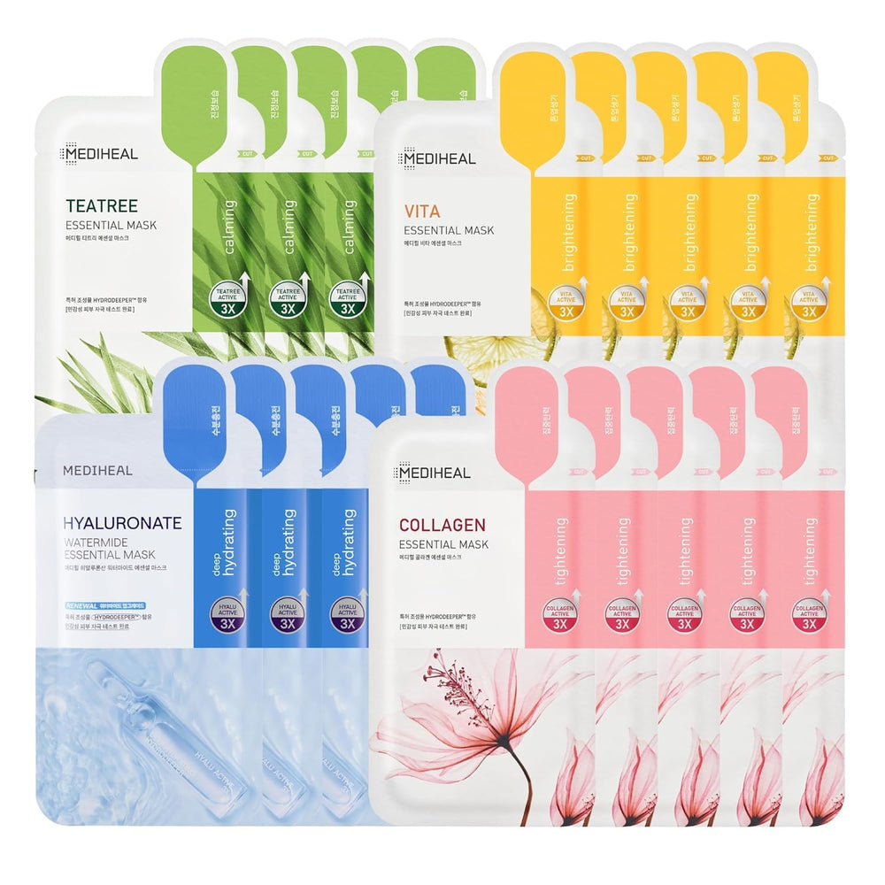 Mediheal HERO Collagen sheet mask for hydration and balance.