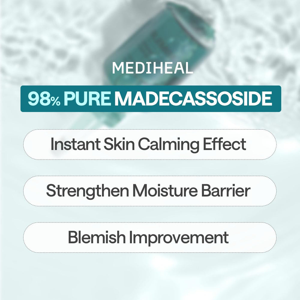 Mediheal Madecassoside sheet material close-up reveals breathable texture