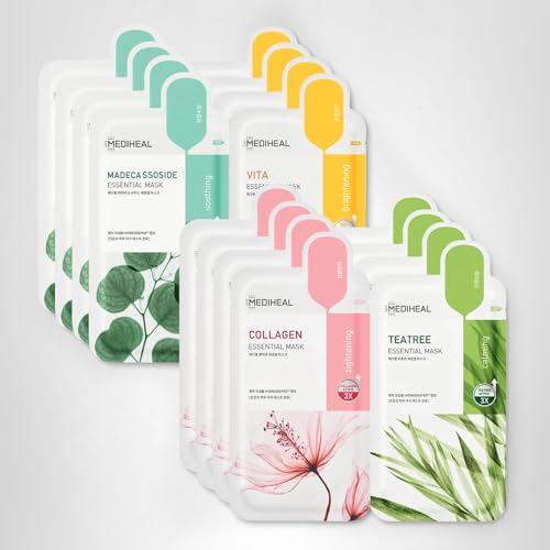 Mediheal Skincare Essentials Sheet Mask collection for hydration and radiance.