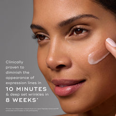 Close-up of Medik8 Liquid Peptides Advanced MP serum texture reveals silky finish