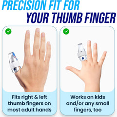 MEDILYMER Thumb Brace 2-Pack side profile with adjustable strap for comfort