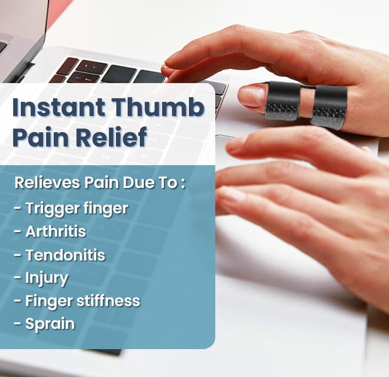MEDILYMER Thumb Splint neoprene material provides durable, skin-friendly comfort.