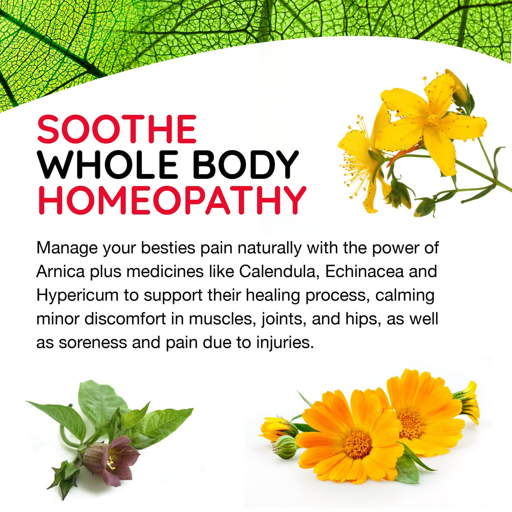 MediNatura T-Relief safe natural formulation shown as a non-narcotic option.