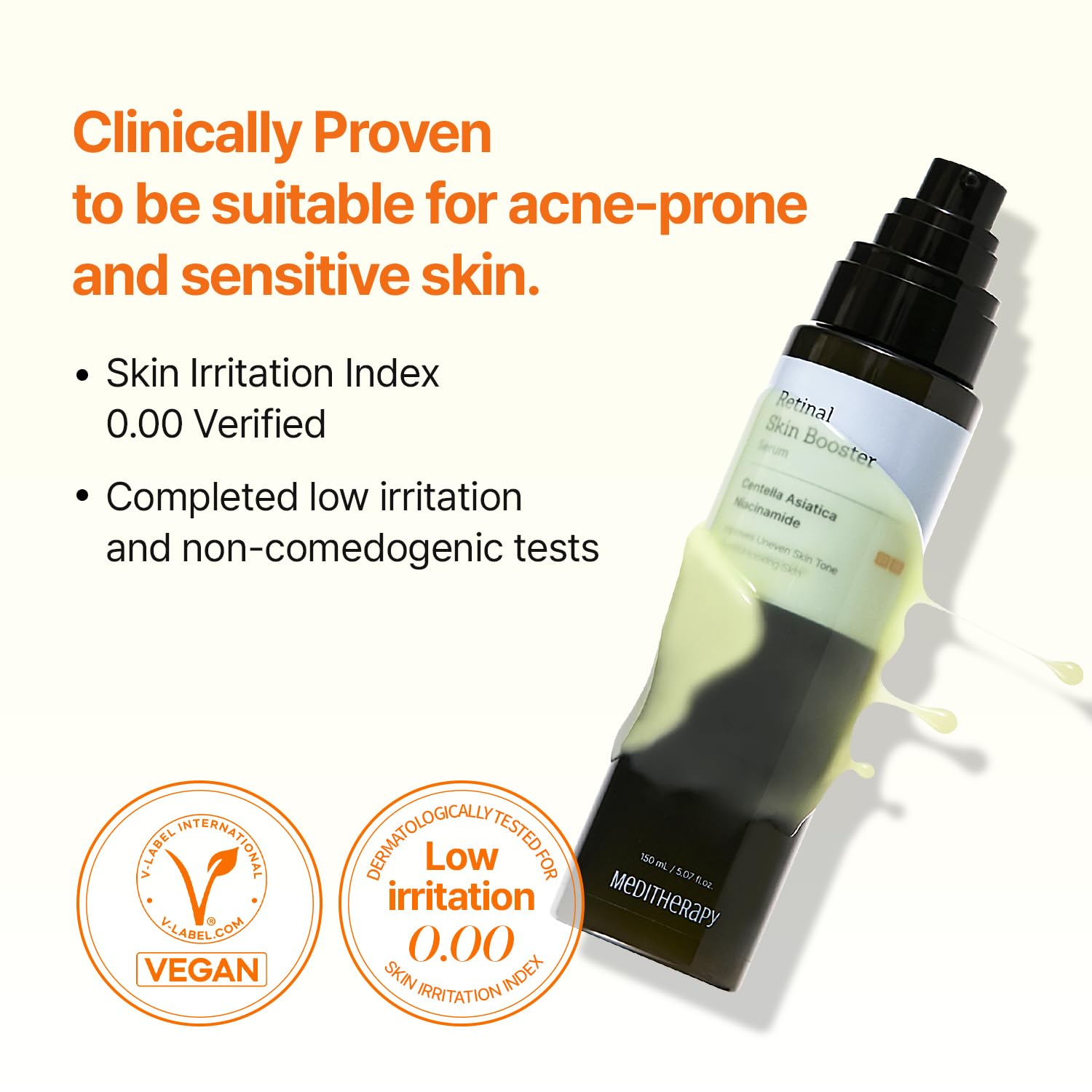 MEDITHERAPY skin glow and radiance boost after use.