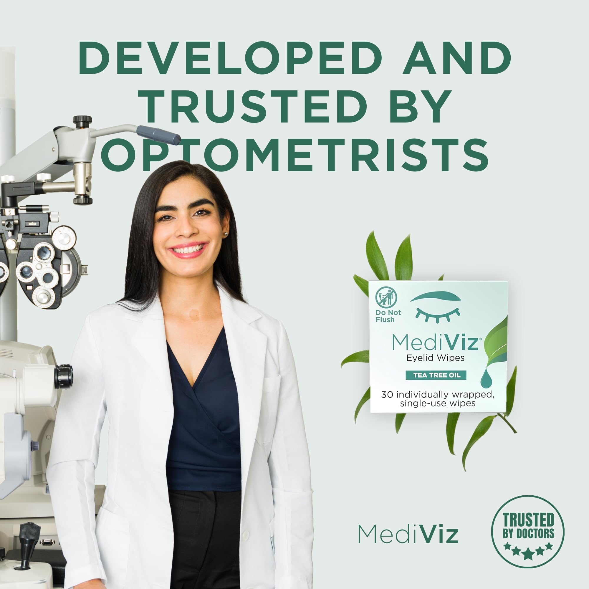 Tea tree oil ingredient highlight for soothing routine.