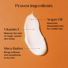 Medix 5.5 Argan Oil Cream applied to hands for dry skin relief.